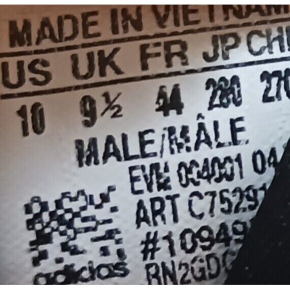 2-Adidas (SL Loop)-(Green/Black)-(Zebra/White/Black)-(Pre-owned)-(Decent)-$24.00 - Picture 9 of 9